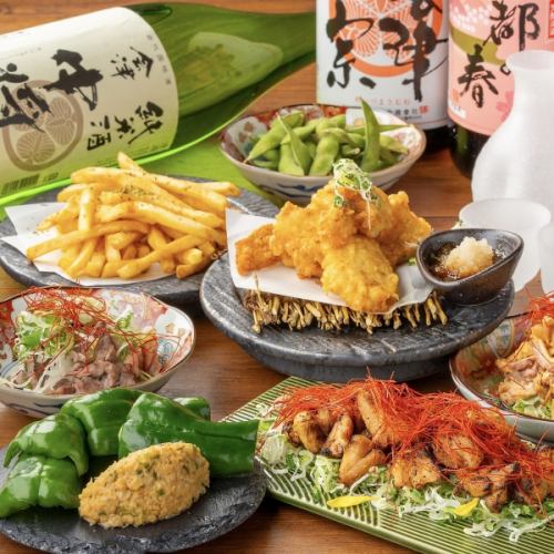 Uma-Tori-ya's all-you-can-drink courses are suitable for small groups to company banquets.