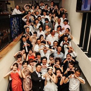 プランはご予算に合わせてお選び頂けます。シャンパンタワーやプロ司会者、プロカメラマン等のオプションも多数ご用意しております。