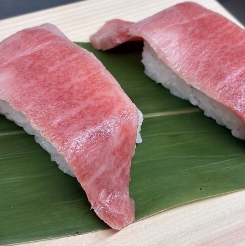 特上 上州和牛炙り寿司