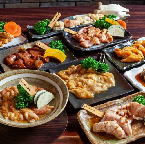 신선한 프리프리의 돼지고기・닭고기