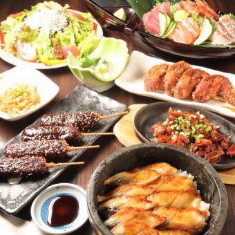 【名古屋名物堪能★】手羽先、うなぎ、串カツなど含んだ名古屋名物コース全9品【3500円コース】