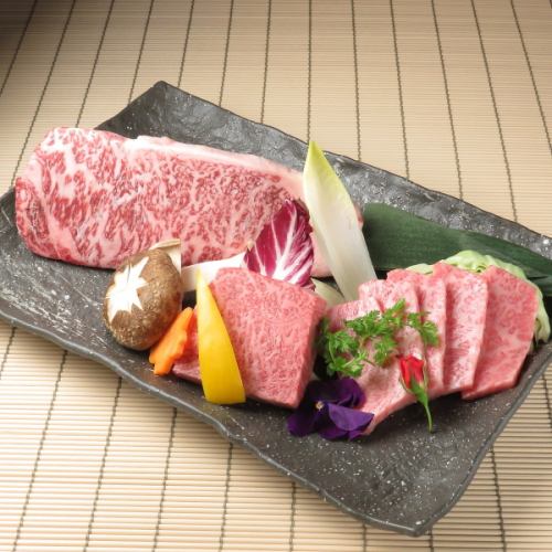 Carefully selected A5 rank wagyu beef