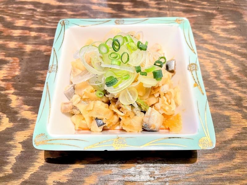 [No. 1 in popularity] Finished mackerel and gari with mountain wasabi
