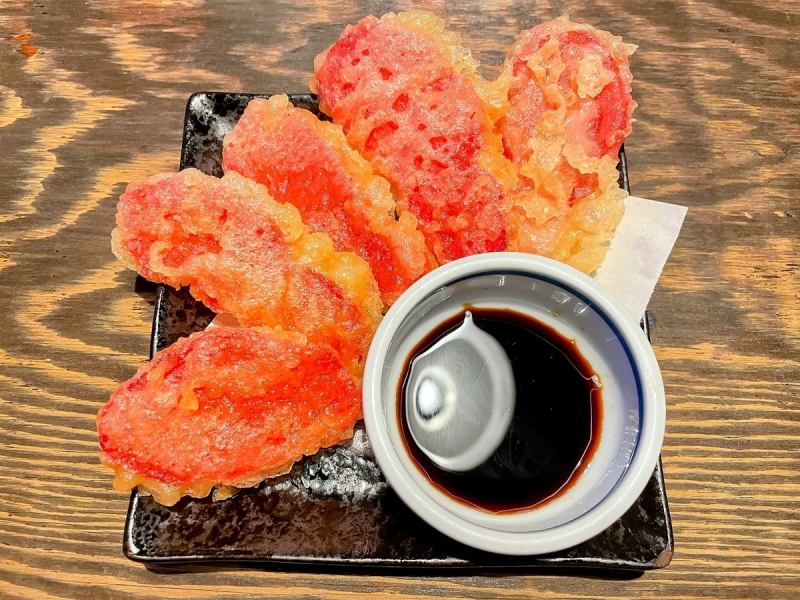 [No. 3 most popular] Red ginger tempura