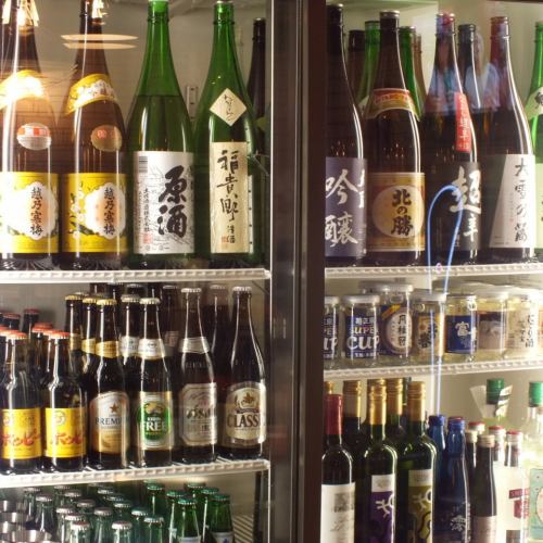 We also stock local Hokkaido sake!