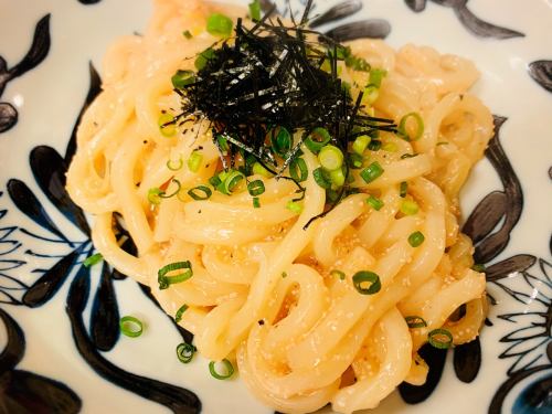Mentaiko grilled udon