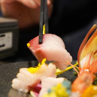 【3時間飲み放題付】絶品料理とブリしゃぶorブランド豚のしゃぶしゃぶを♪7700円(税込)コース