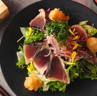 生のカツオ食べ比べ