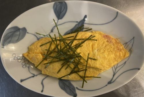 Mentaiko dashi-style omelette