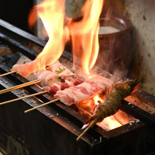 焼き鳥にこだわりあり！