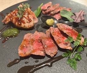 熟成肉2種と本日のお肉料理盛り合わせ150g