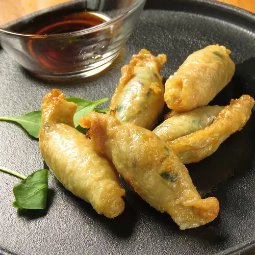 鸡皮饺子