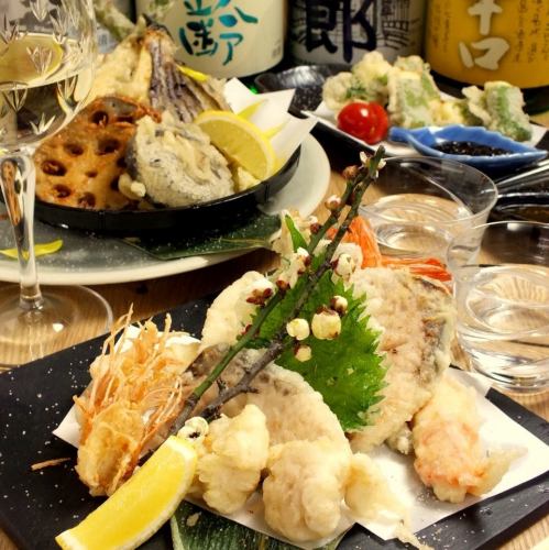 炭焼地鶏や鮮魚と京野菜