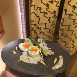 Grilled Asparagus with Ufu Mayonnaise