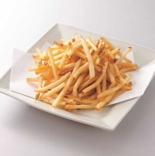 Crispy potato fries (plain, soy sauce butter, seaweed salt)