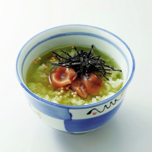 Ochazuke (salmon, plum, seaweed)