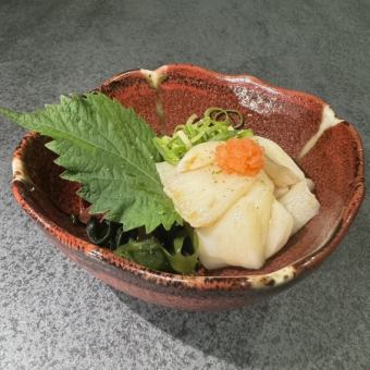 えんがわのおろしポン酢/平目のかんずりポン酢