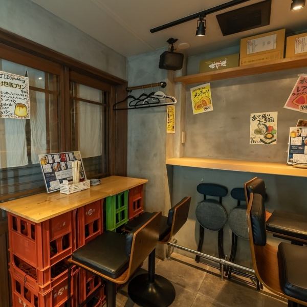 店内奥には最大6名様までOKのBOX席ご用意【梅田/梅田駅/大阪/大阪駅/海鮮/寿司/居酒屋/飲み放題/個室】