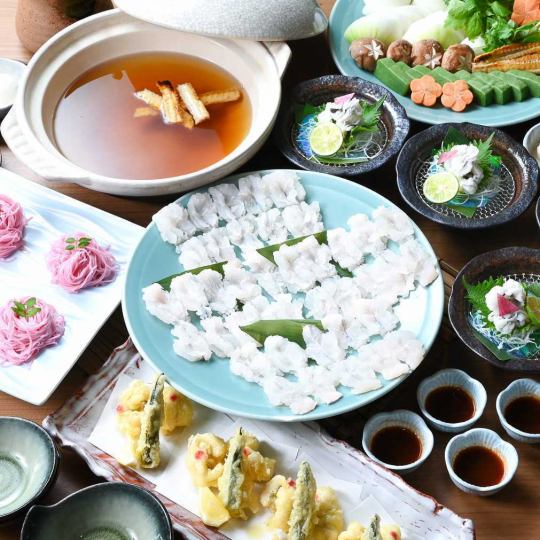 《飲み放題付》夏季限定◆すき鍋コース◆鱧落とし、鱧の天麩羅、鱧すき鍋が楽しめる￥7,800