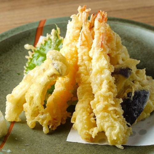 大皿天婦羅盛り合わせ