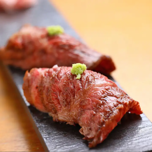 熟成肉の炙り寿司もお勧め