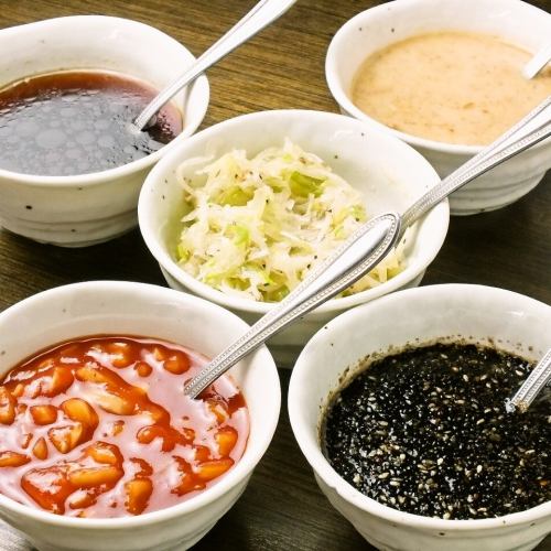 当店名物の5種類味