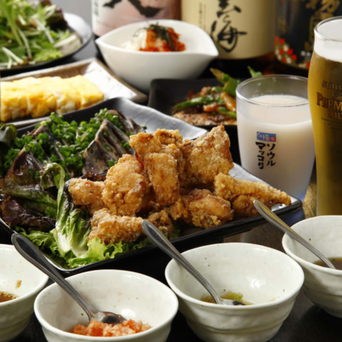 一番人気♪【唐揚げ食べ放題コース】2.5H飲み放題付★全7品3500円(税込)