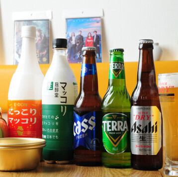 韓国伝統のマッコリで乾杯