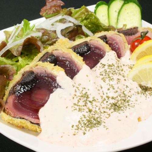 カツオのカツレツ