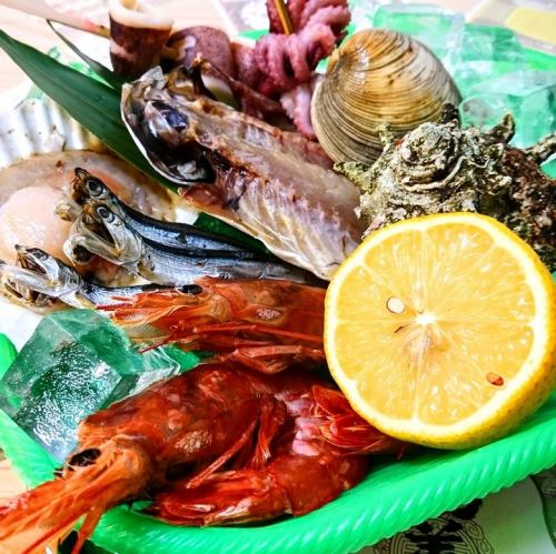 Grilled seafood set