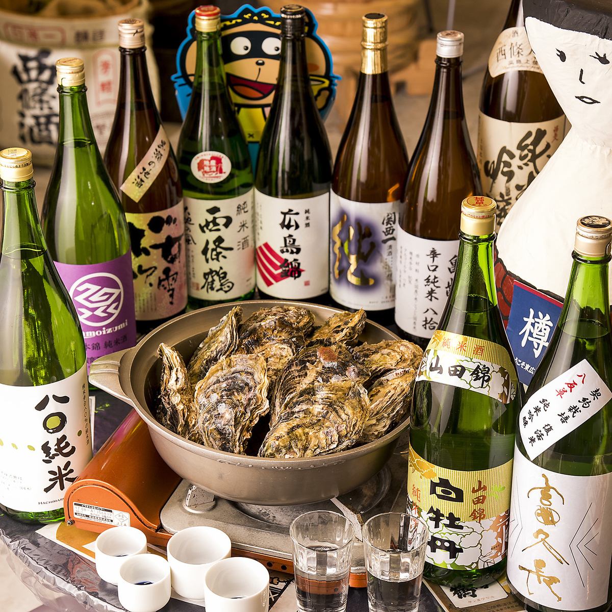 A delicious sake hot pot course is available from 4,500 yen♪Enjoy sake and hot pot in the tatami room★BBQ is also OK◎