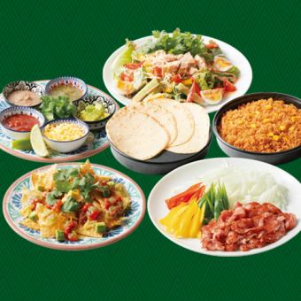 【3時間アルコール飲み放題】メキシカンBBQ(鶏肉)やサイドメニュー付き「ビアガーデンプランA」