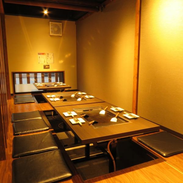 A space with mixed Japanese and modern.A relaxing drill can accommodate up to 14 people.Because relaxing relaxedly also ◎ at the party