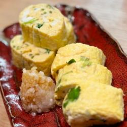 三つ葉の出汁巻き