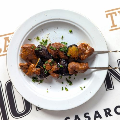 牛の串焼き　トルコ風”シシカバブー”