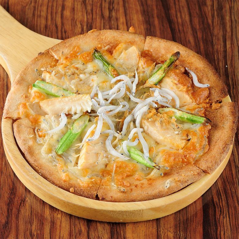 筍としらすの和風ピザ