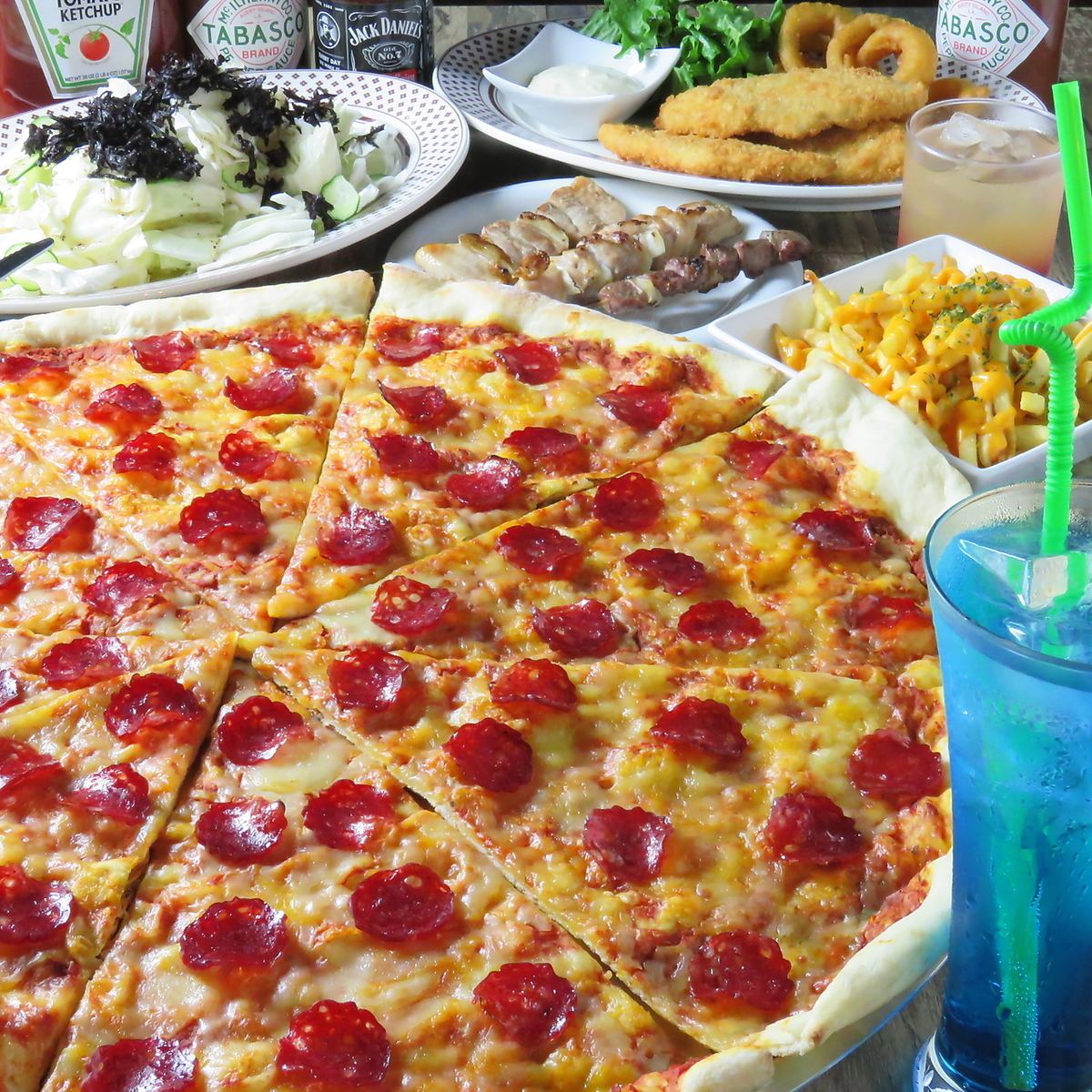 We offer New York-style pizza and food♪ Suitable for everyone from one person to a banquet!