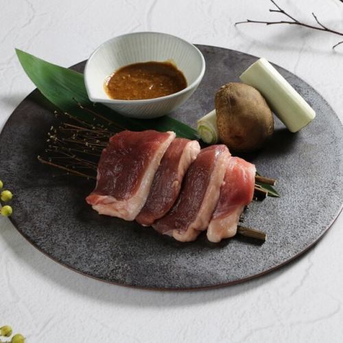 【シーズナル旬焼き】京合鴨ロースと季節の特選焼野菜
