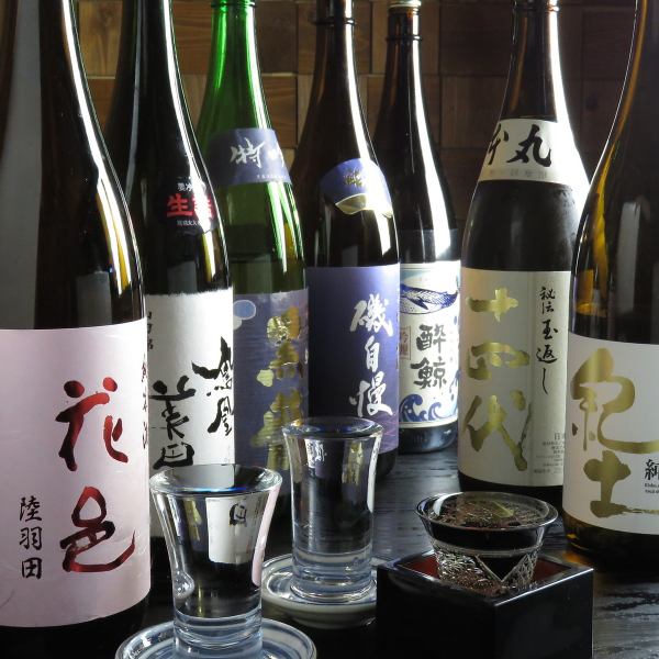 [店主制作的清酒]全国共有15种品牌。500日元起（不含税）