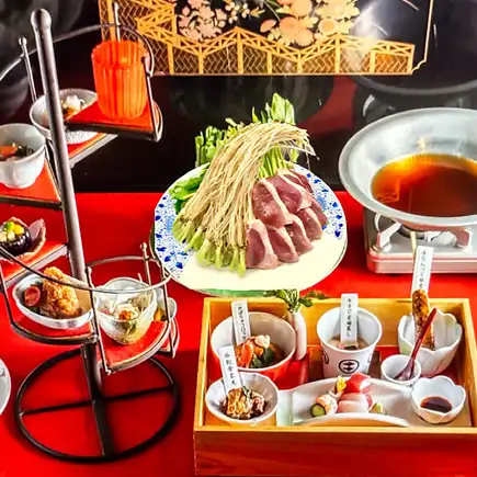 [Aoba Night Party] All-you-can-drink course with our famous seri hot pot and seared bonito, 8 dishes, ¥7,200 → ¥6,940 (tax included)
