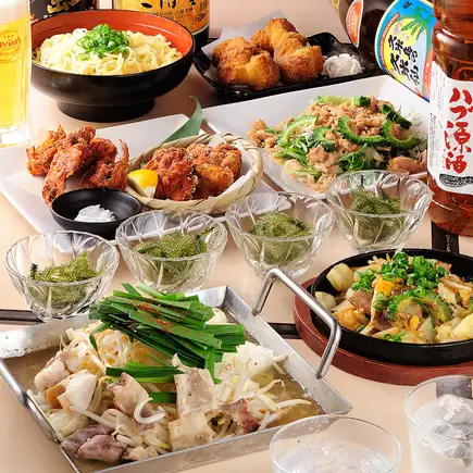 【日～木限定！沖縄ハイサイコースが500円オフ】2時間飲み放題付★ゴーヤチャンプル・唐揚げなど