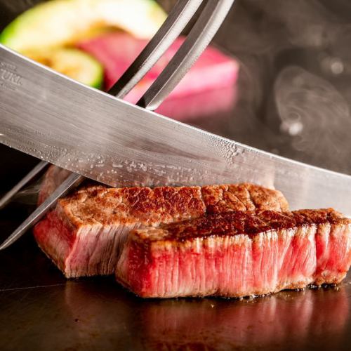 All-you-can-eat steak is very popular