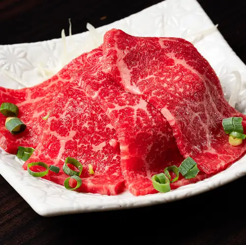 Wagyu lean beef sashimi