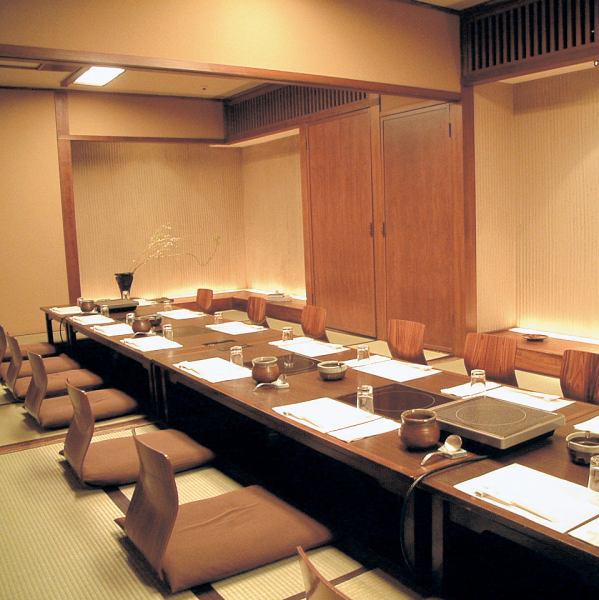 The tatami room is also suitable for dinner and entertainment.