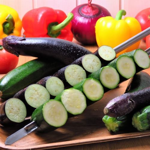 ◆ Grilled eggplant & zucchini