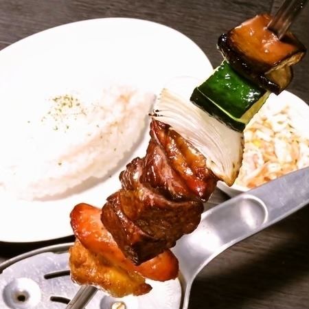 [Churrasco at lunch] For lunch during lunch break ♪ A hearty churrasco lunch and plate menu are also available ◎