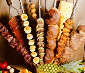 【新年特惠/周一至周四晚餐套餐】6000日元,2小时无限量畅吃畅饮