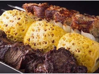 1월【26일, 27일 디너 할인 긴급 개최】무제한 뷔페 + 알코올 음료 무제한 \7.645→\5.500(부가세 포함)