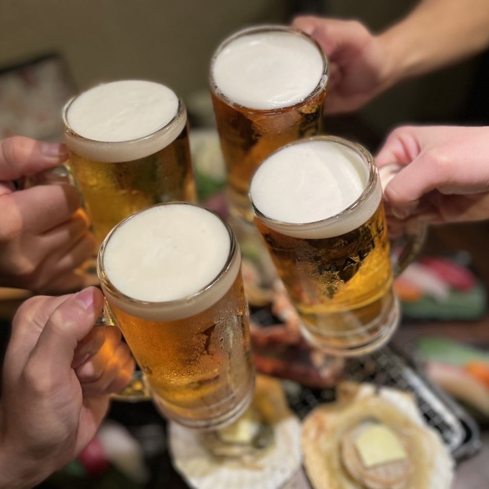 【地区最低价】1,100日元2小时无限畅饮，含啤酒等70多种啤酒的优惠券★