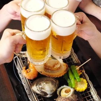 【宴会にも◎】ビール含約70種2H飲み放題1650円(税込)♪クーポン利用でさらにお得に！